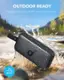 "Outdoor Ready: Rugged and durable with IPX7 waterproof protection."