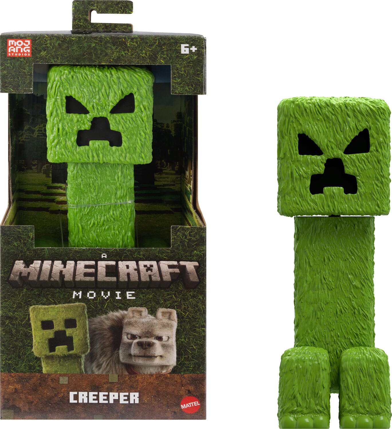 Mattel - A Minecraft Movie Creeper Large Scale Action Figure - COLLECTABLES - Multicolor