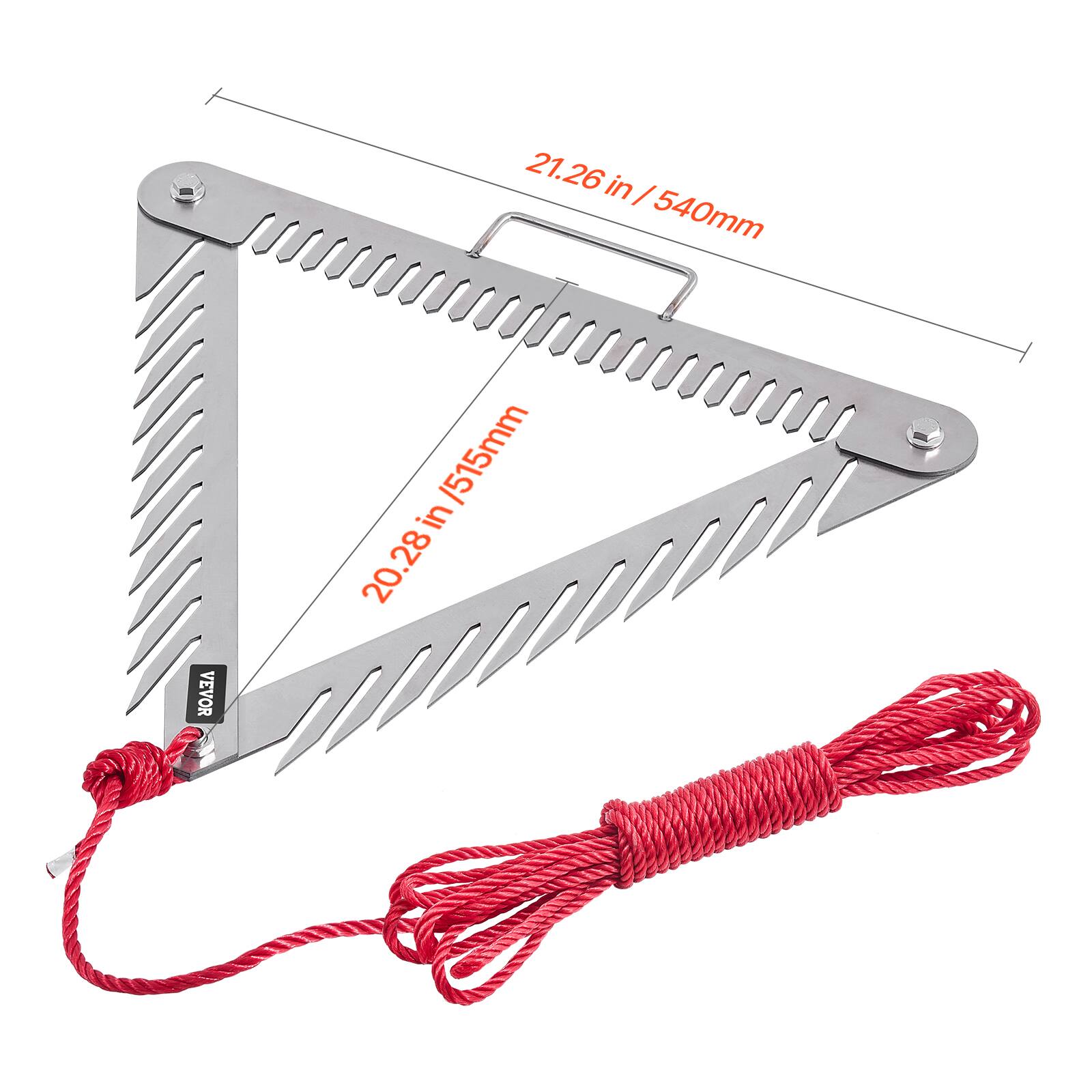 21.26 in / 540mm  
20.28 in / 515mm