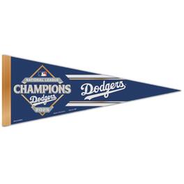 WinCraft - Los Angeles Dodgers 2025 National League Champions Locker Room 12'' x 30'' Premium Pennant - Multicolor