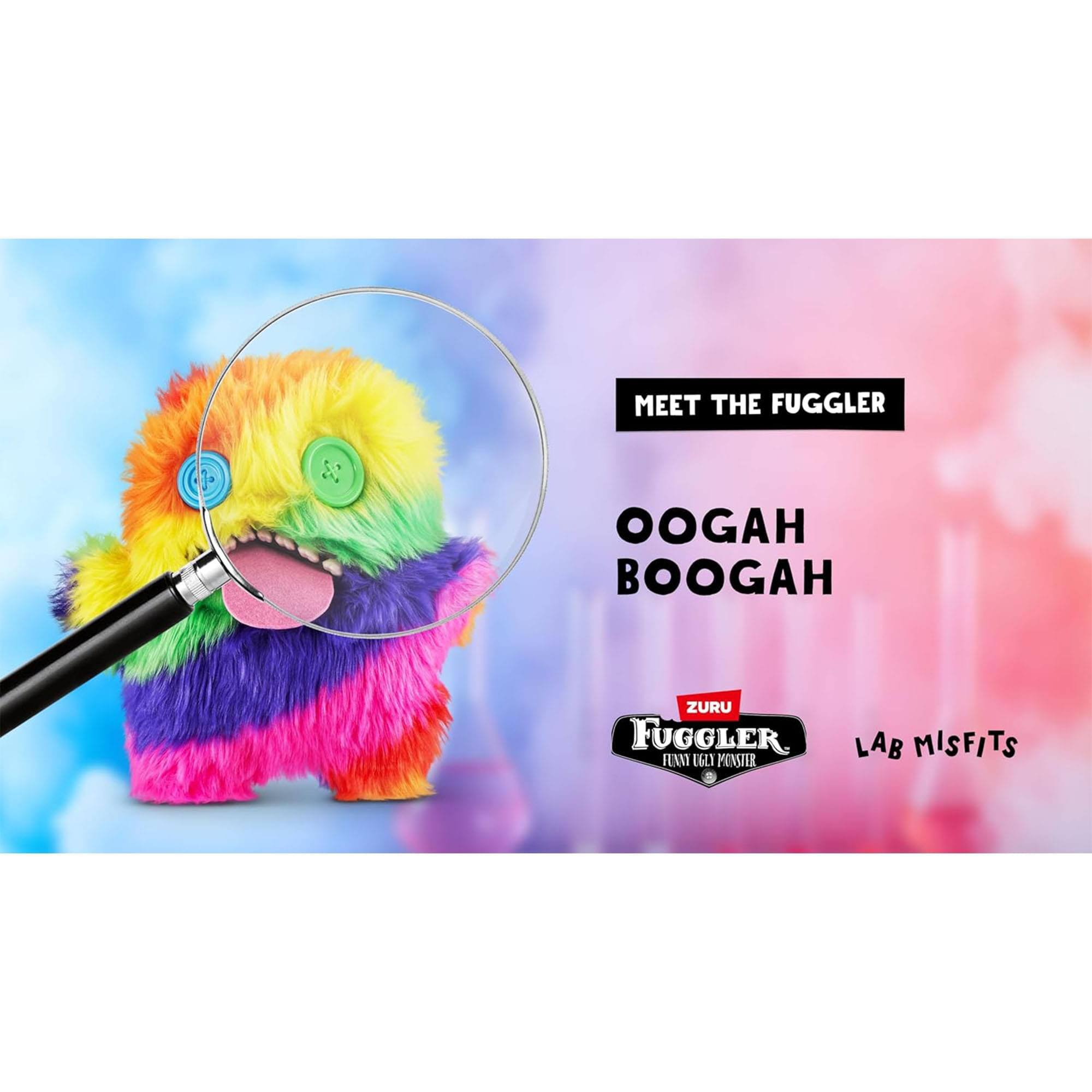 MEET THE FUGGLER

OOGAH BOOGAH

ZURU FUGGLER FUN UGLY MONSTER

LAB MISFITS