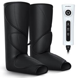 CINCOM - Leg Massager for Circulation Air Compression Foot and Leg Massage - Black
