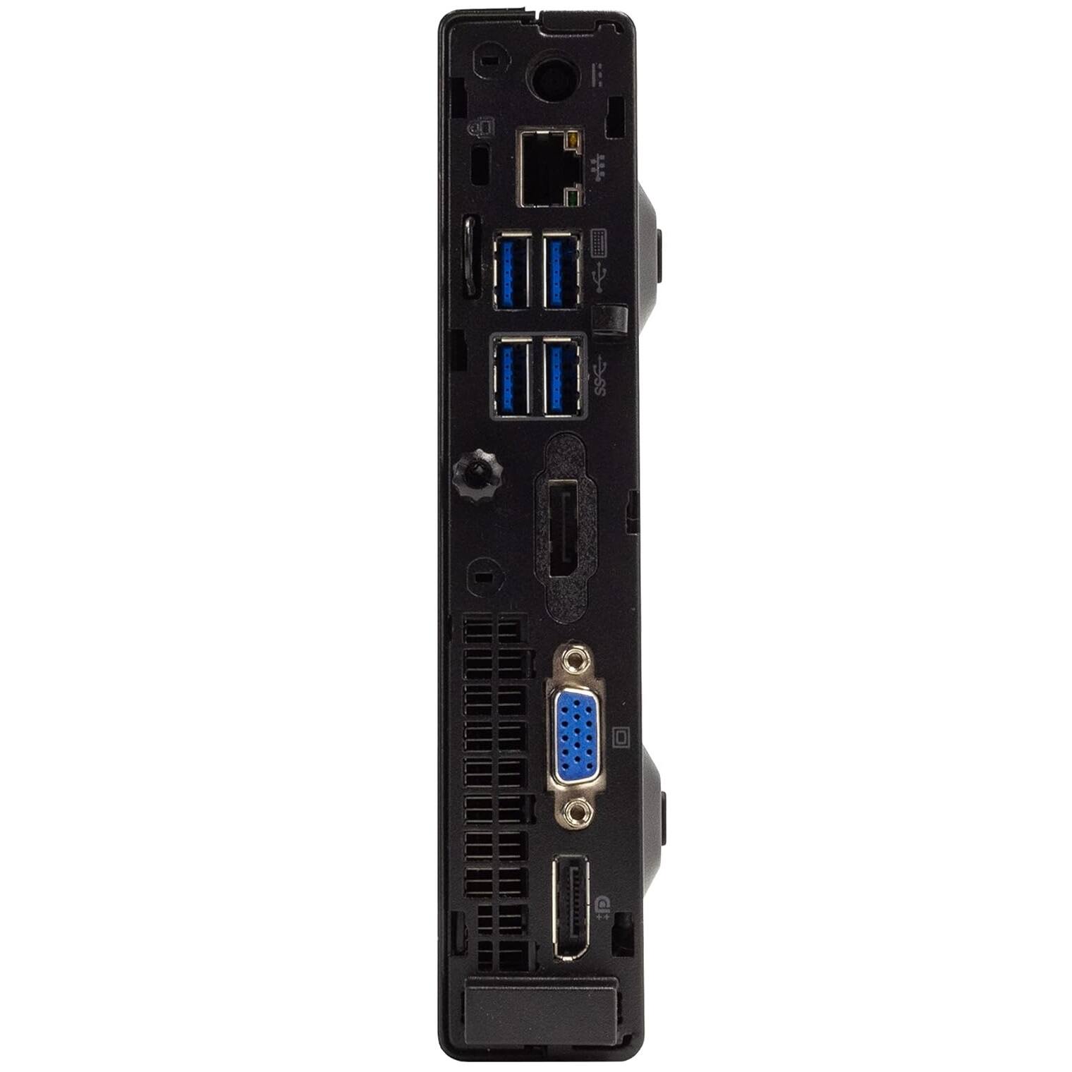 Alt View 4. HP - HP EliteDesk 800 G2 Desktop Mini Desktop PC, Intel Core i5 6500T up to 3.1Ghz, 16GB DDR4 RAM, 500G HDD, WiFi, WIN11PRO - Black.