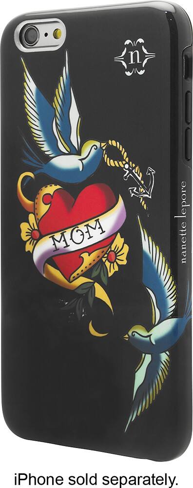 Front. Nanette Lepore - Case for Apple® iPhone® 6 Plus and 6s Plus - Black.