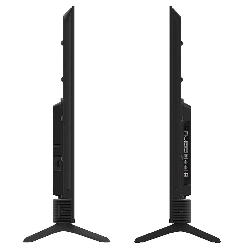 Left. TCL - 65" Q Class 4K UHD HDR QLED Smart TV with Fire TV - Black.