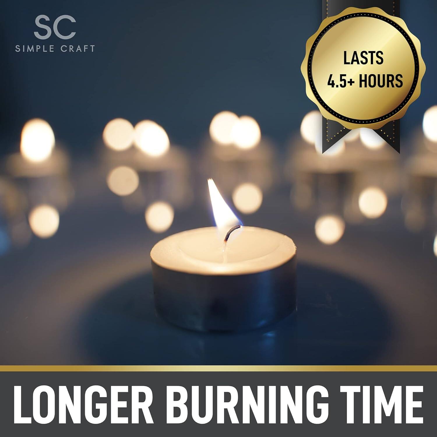 SC SIMPLE CRAFT

LASTS 4.5+ HOURS

LONGER BURNING TIME