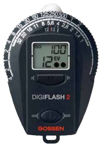 Front Standard. Gossen - Digiflash 2 Compact Incident, Reflected and Flash Light Meter.
