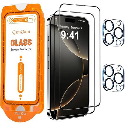 Slide the Arrow 2
Wait 10s
QsmQam
GLASS
Screen Protector
One cover, one pull
Pull Out 1
Wednesday, September 7
9:41