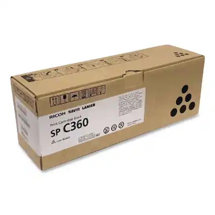 LANIER RICOH Black Cartridge SP C360