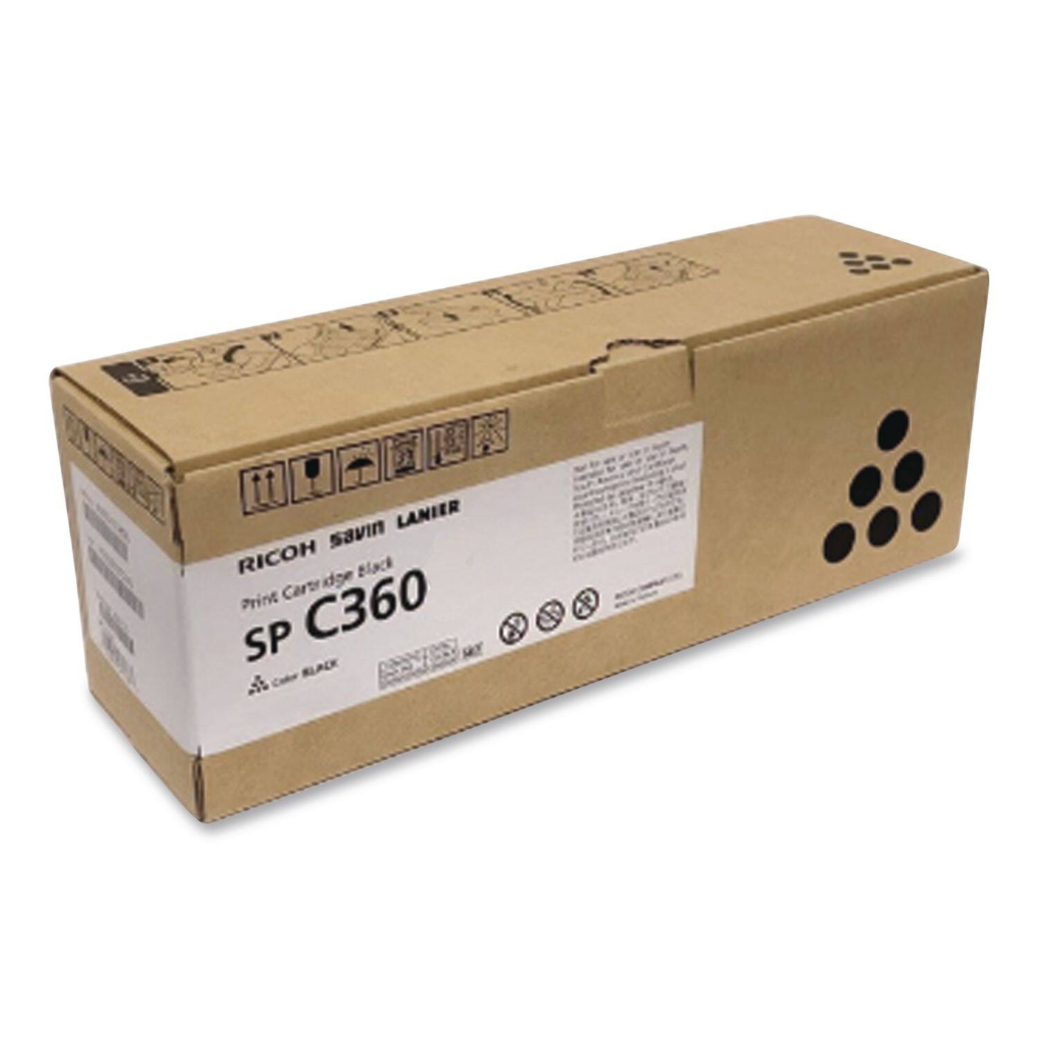 LANIER RICOH Black Cartridge SP C360