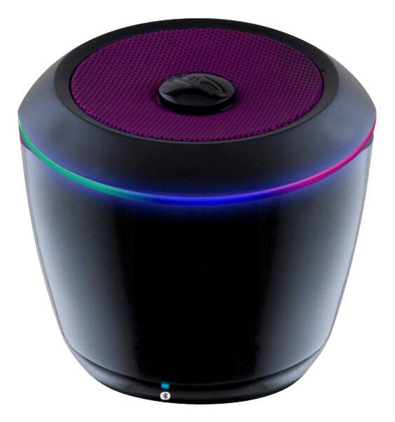 Front. iLive - Wireless Bluetooth Speaker - Purple.