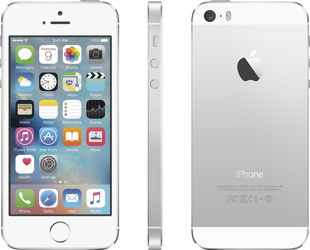 Best Buy: Apple iPhone® 5s 32GB Silver (Sprint) ME354LL/A