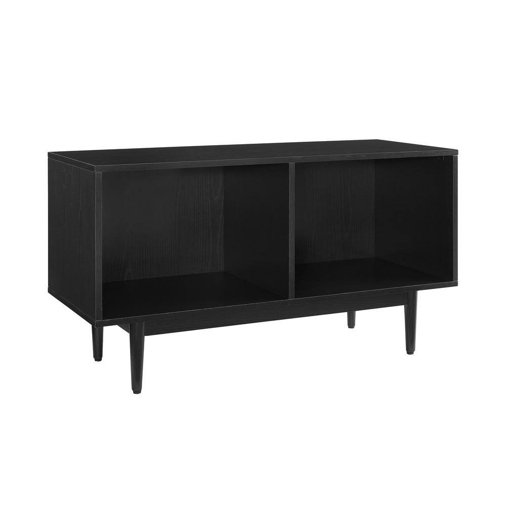 Alt View 2. Crosley Furniture - Liam Medium Record Player Stand With Vinyl Storage - Black.