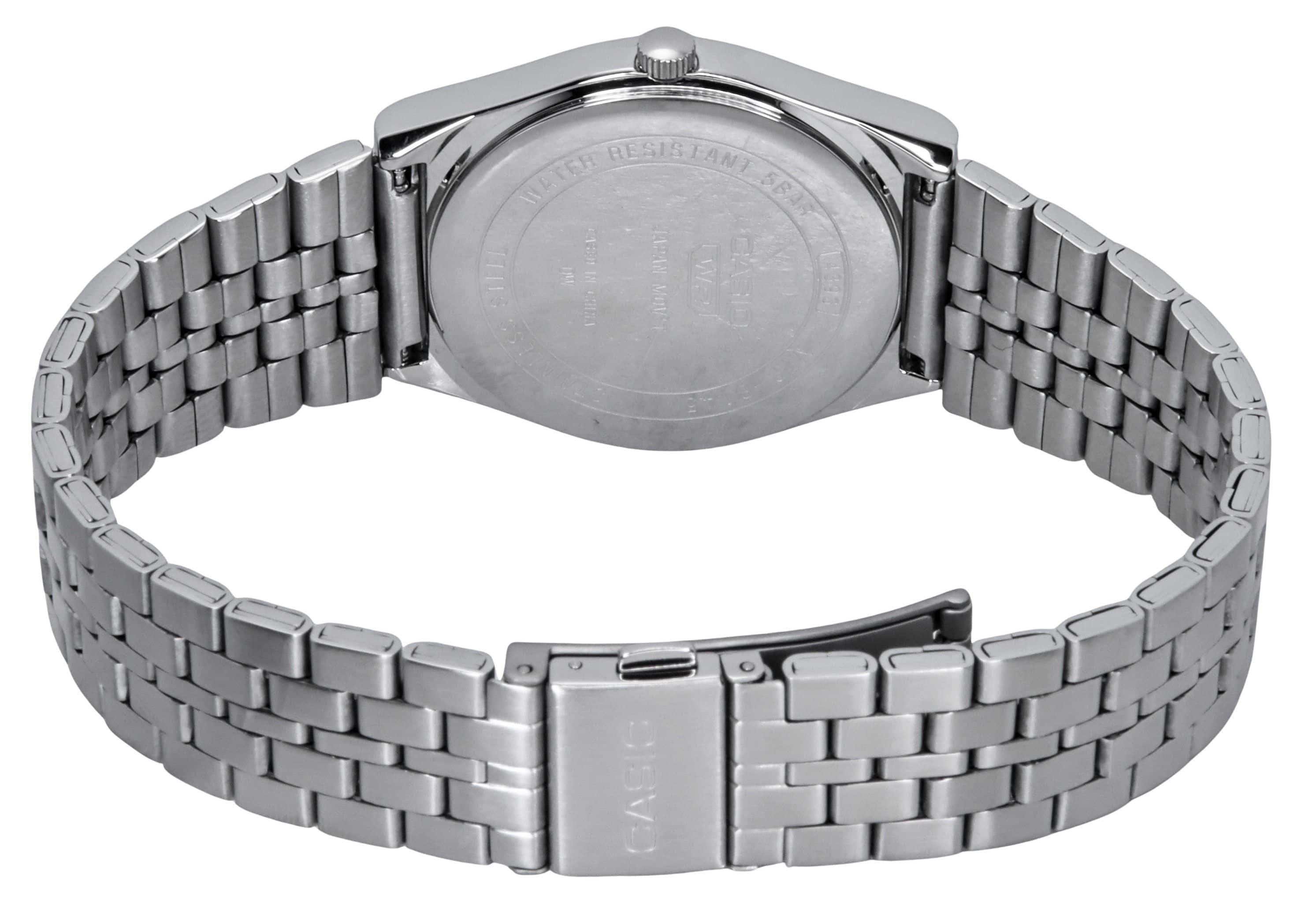 Casio Standard Analog Quartz MTP B145D 4A2V Stainless Steel Red