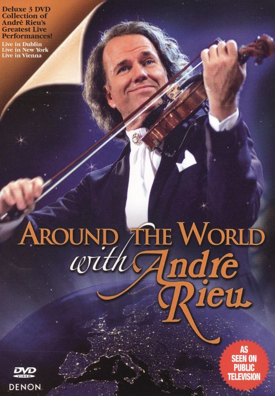  Andre Rieu: Around the World with Andre Rieu [3 Discs] [DVD]