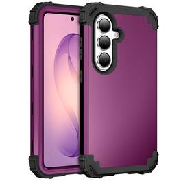 UUCOVER - Rugged Protective Case for Samsung Galaxy S26, Shockproof Silicone+PC Case Heavy Duty Back Cover - Purple