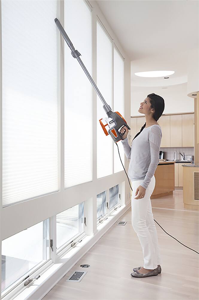 Alt View 19. Shark - Rocket Corded Stick Vacuum - Orange.