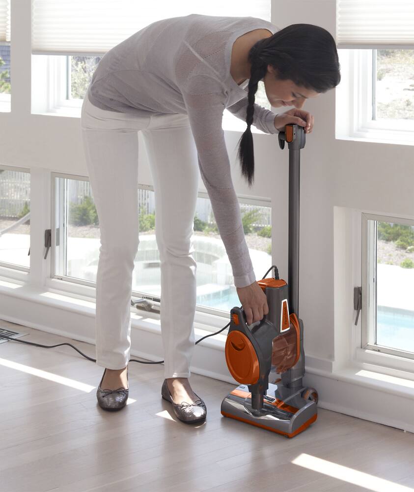 Alt View 20. Shark - Rocket Corded Stick Vacuum - Orange.