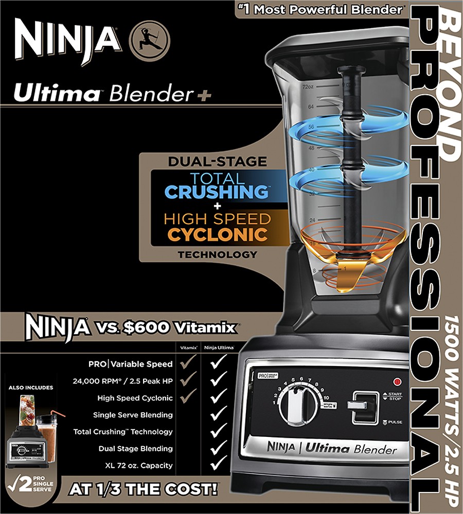 Best Buy: Ninja 72-Oz. Blender Black CT805
