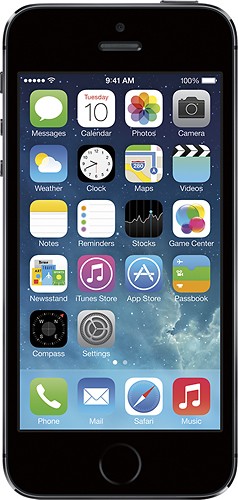  Apple - iPhone 5s 32GB Cell Phone - Space Gray (Verizon Wireless)