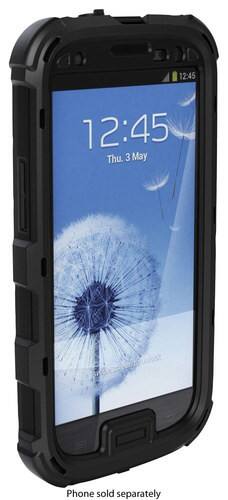Front Standard. Ballistic - Hard Core Case for Samsung Galaxy S III Mobile Phones - Black.