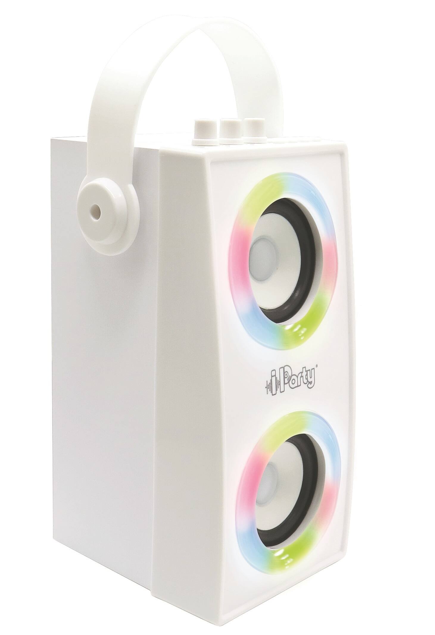 Alt View 4. Lexibook - IParty Trendy Portable Bluetooth Speaker with Mic and Amazing Lights Effects.