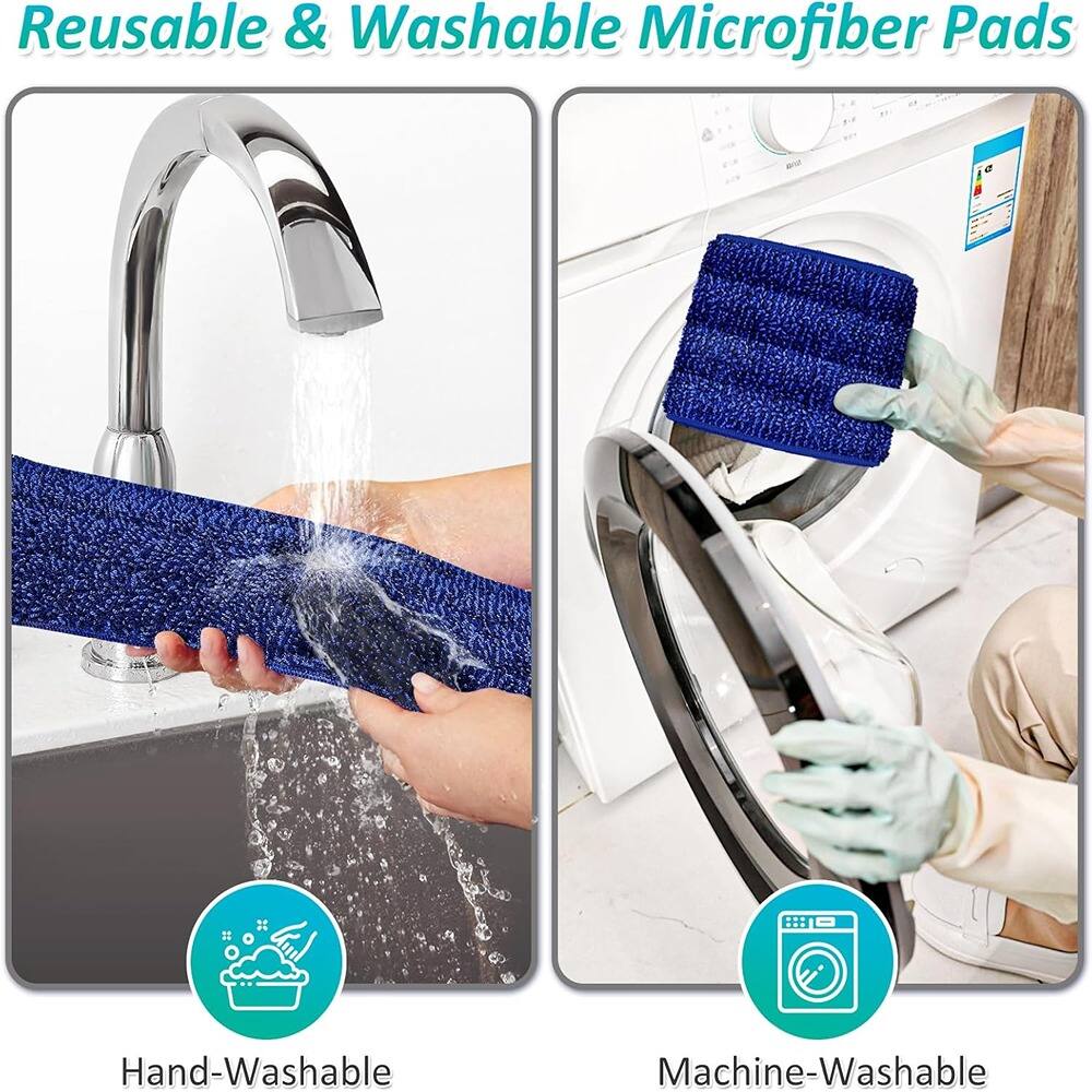 Reusable & Washable Microfiber Pads

Hand-Washable

Machine-Washable