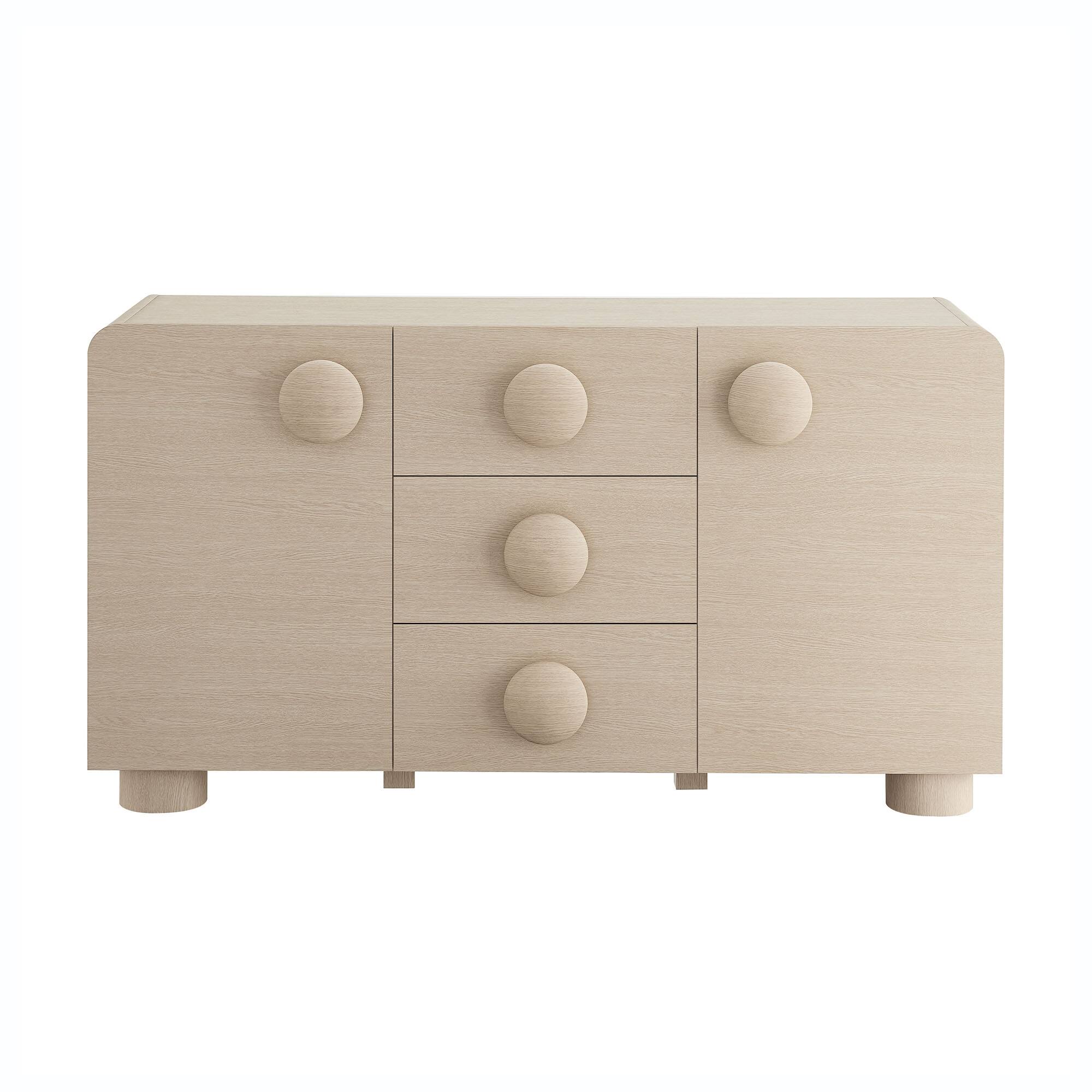 Alt View 4. Modway - Sonnet 57" Sideboard Storage Cabinet by Modway - Ash.