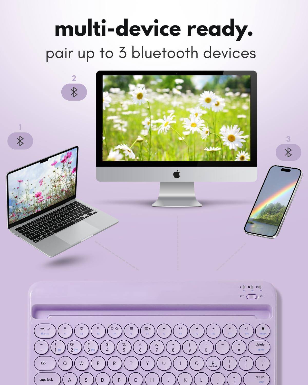 multi-device ready.  
pair up to 3 bluetooth devices