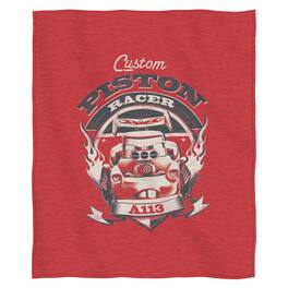 Northwest - Pixar Cars Piston Racer 50x60 Sweatshirt Poly/Cotton Throw Blanket - Multi