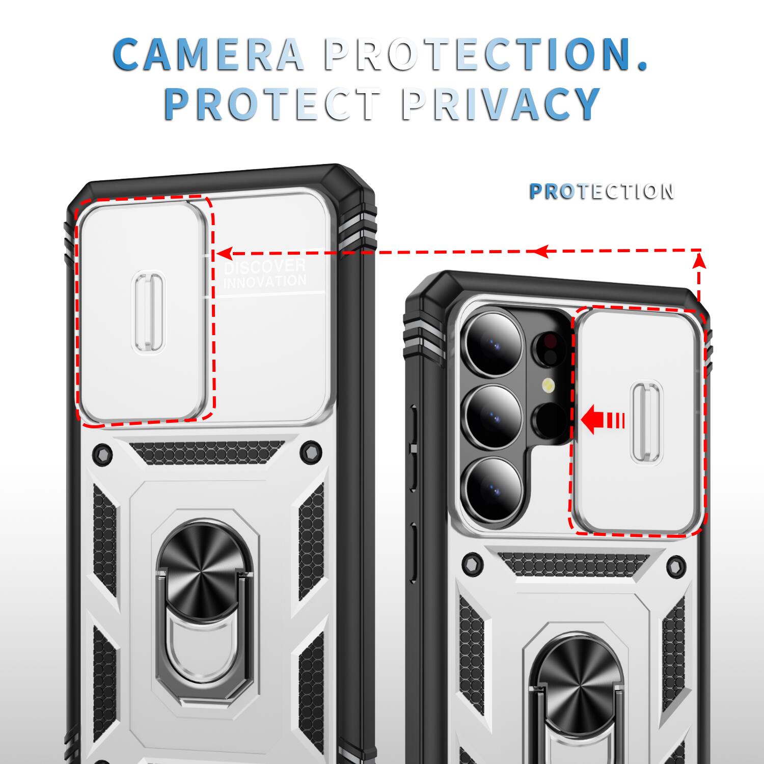 Dteck Rugged Case For Samsung Galaxy S26 Ultra with Slide Camera ...