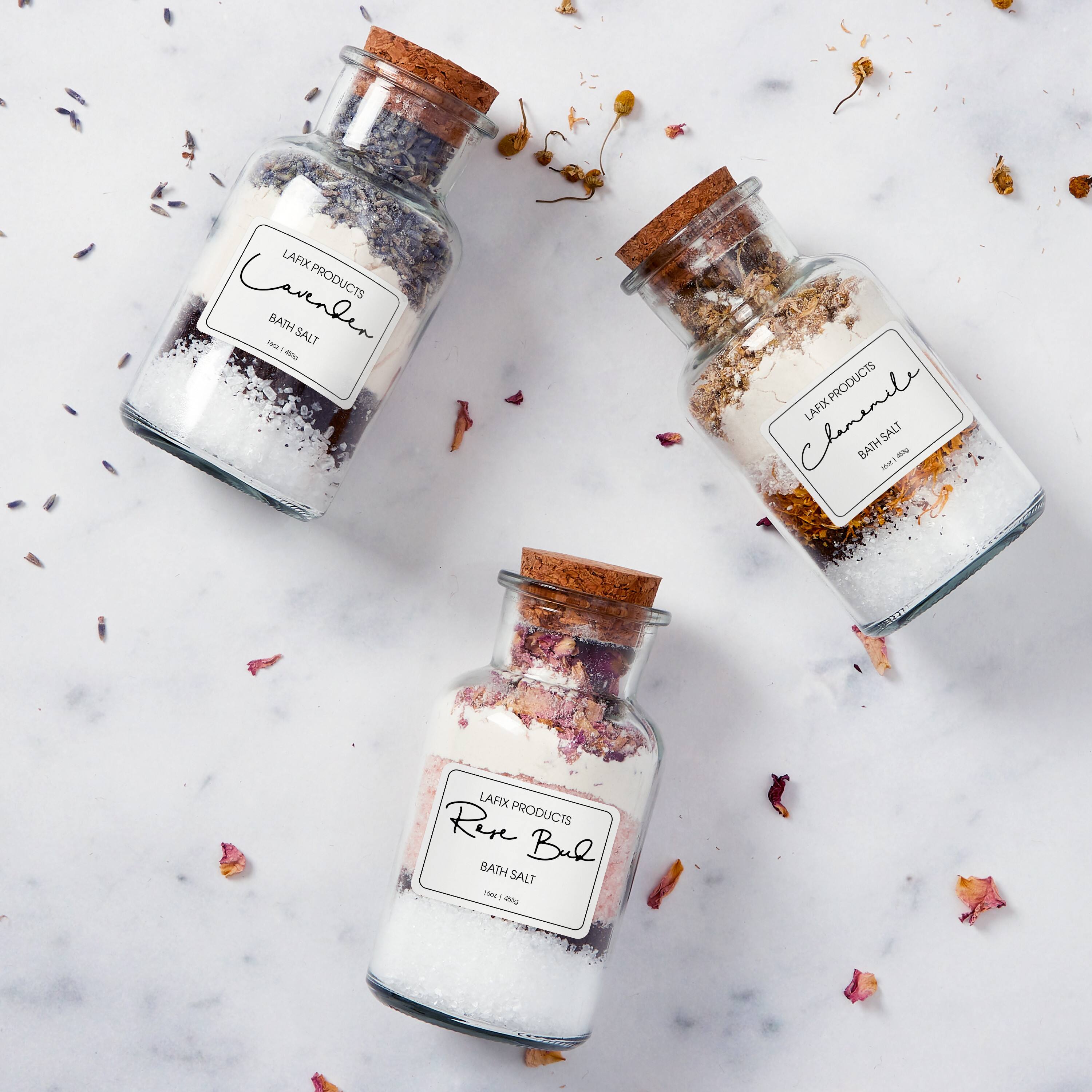 LAFIX PRODUCTS  
BATH SALT  
Chamomile  

LAFIX PRODUCTS  
BATH SALT  
Rose Buds  

LAFIX PRODUCTS  
BATH SALT  
Chamomile