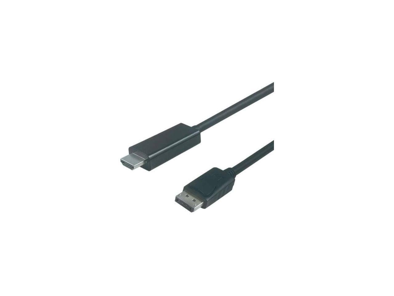 Alt View 10. Visiontek - 901214 6-Feet Displayport to HDMI 2.0 Active Male to Male Cable - Black.