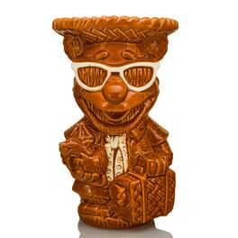 ThinkGeek - Geeki Tikis The Muppets Fozzie Bear Ceramic Mug | Holds 20 Ounces - Brown