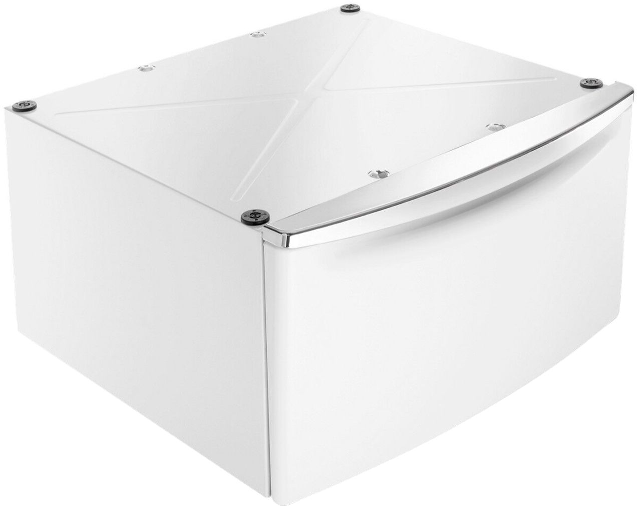 Angle View: Maytag - Washer/Dryer Laundry Pedestal with Storage Drawer - White
