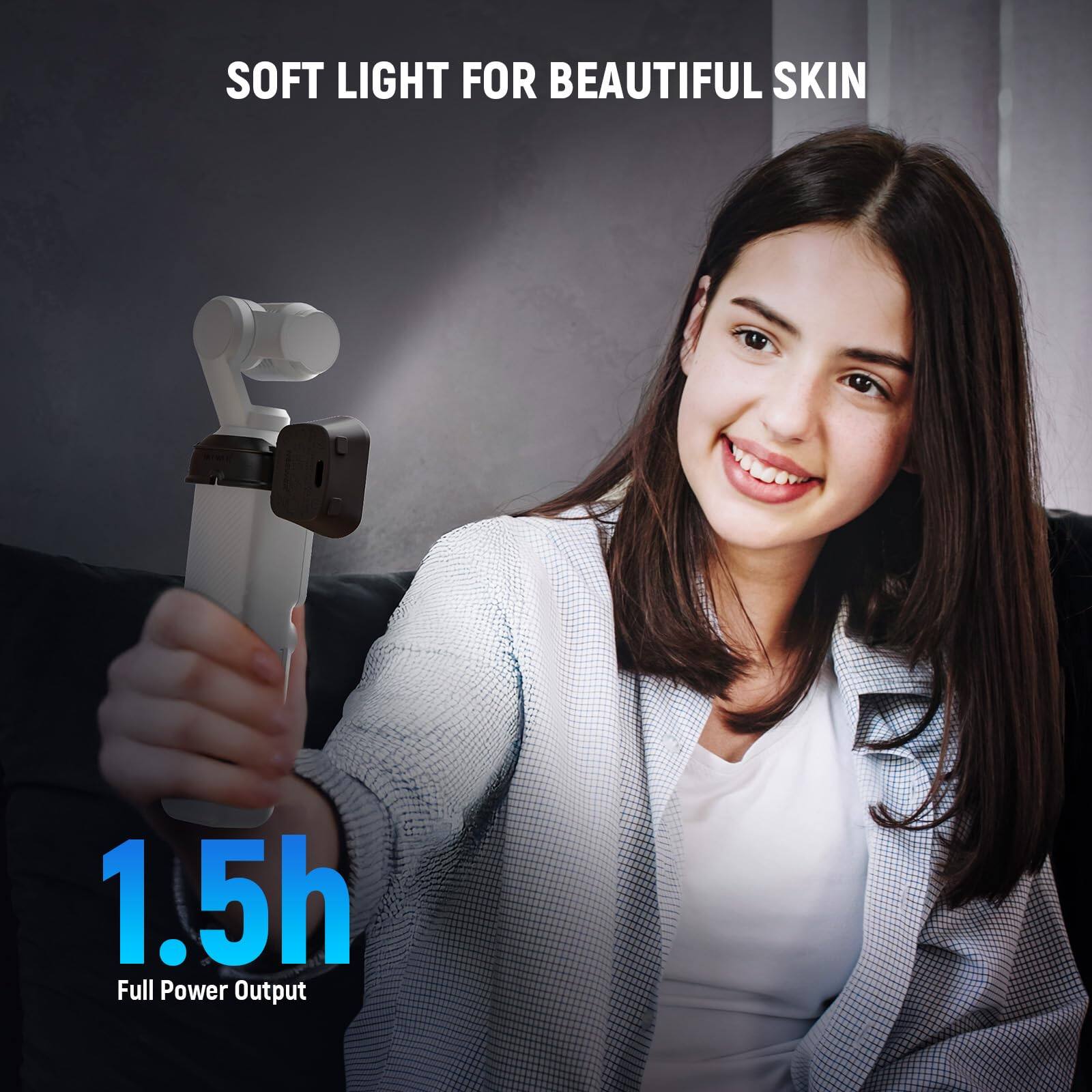 SOFT LIGHT FOR BEAUTIFUL SKIN

1.5h Full Power Output