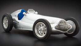 1938 Mercedes W 154 Silver 1/18 Diecast Car Model by CMC