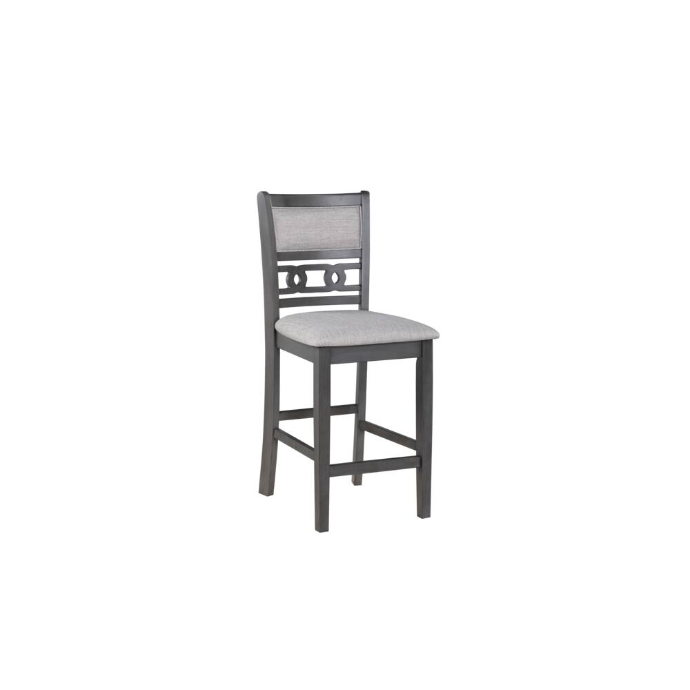 Alt View 7. New Classic Furniture - Furniture Gia Solid Wood Counter Table 2 Chairs in Gray - Gray.