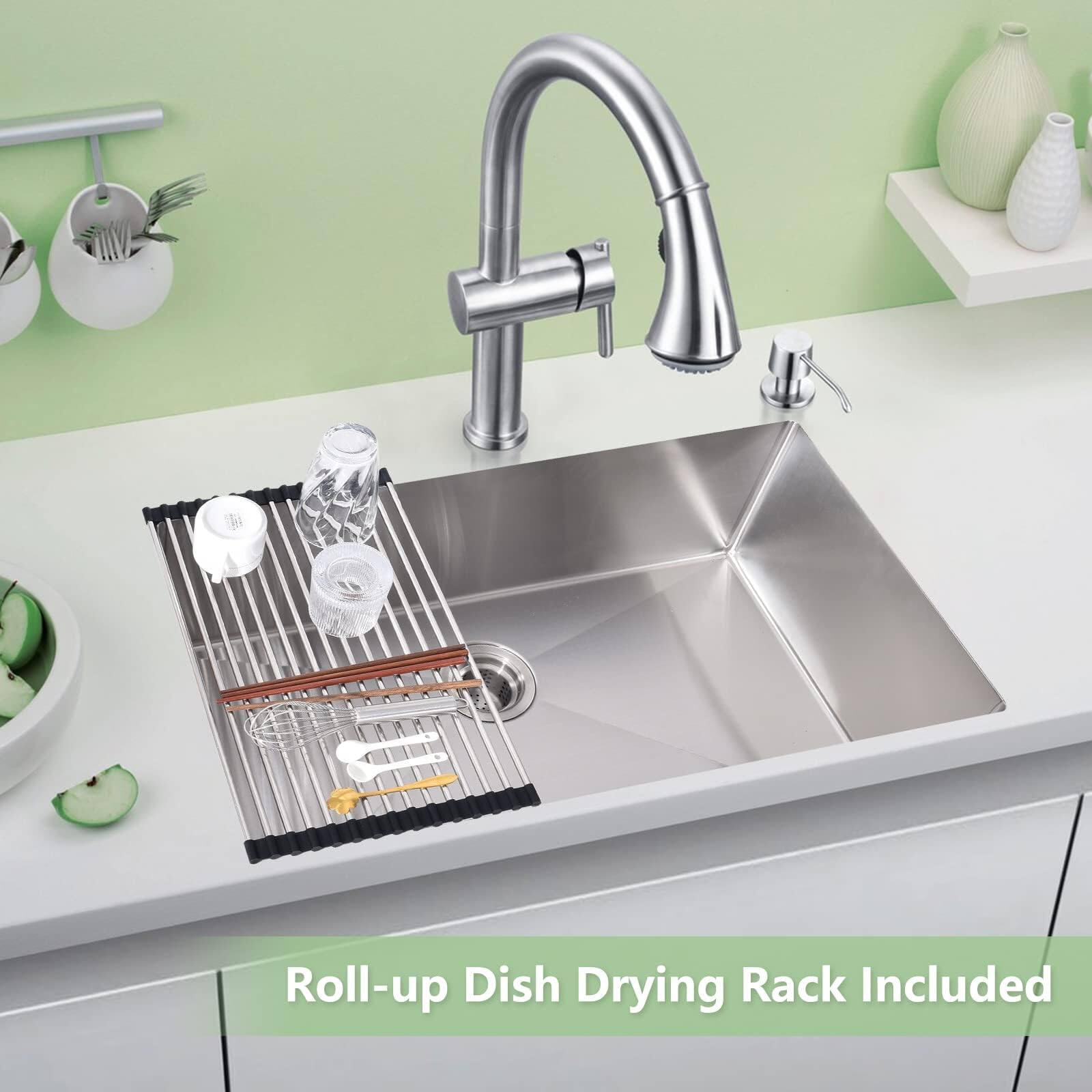 Roll-up Dish Drying Rack Included