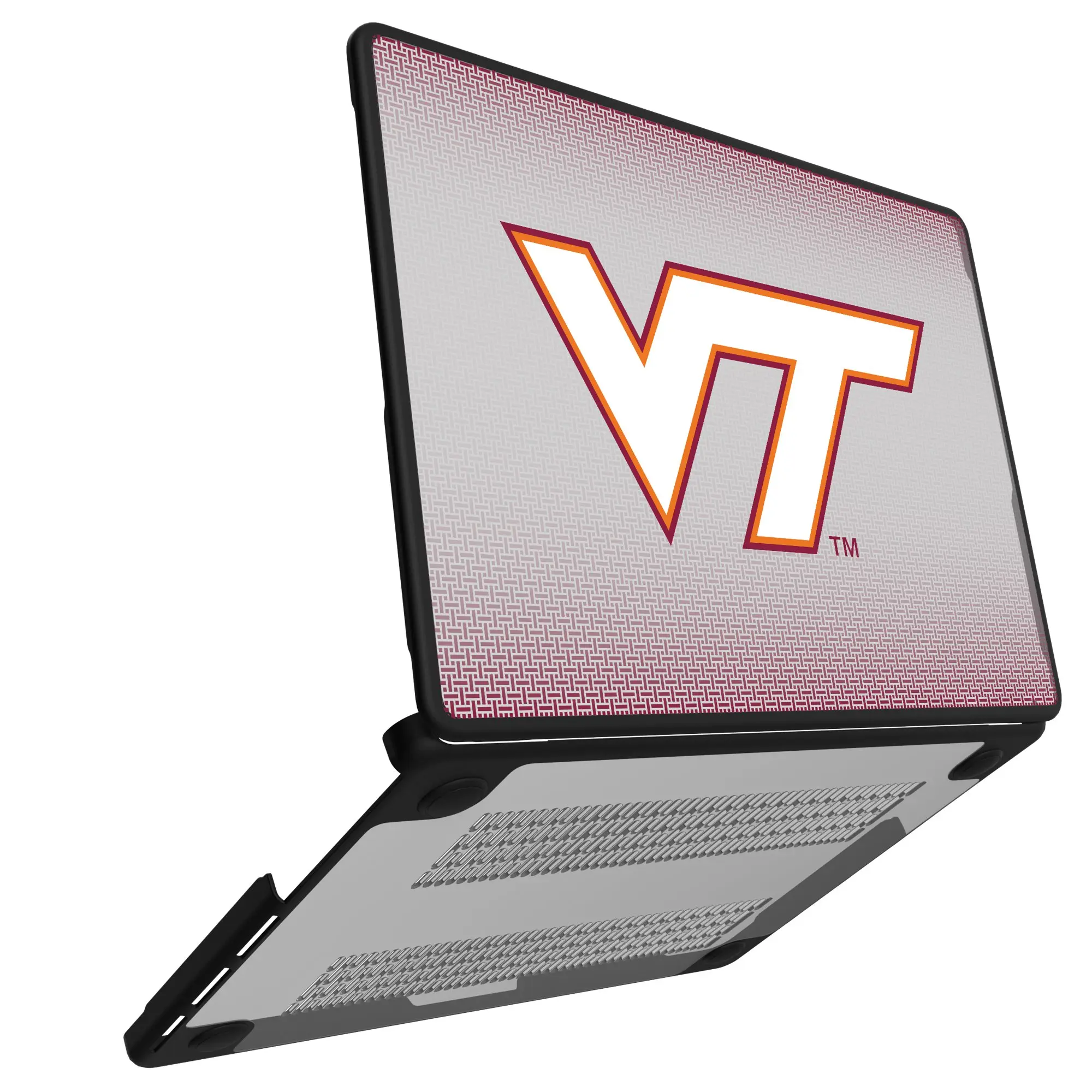Alt View 1. Keyscaper - Virginia Tech Hokies Linen MacBook Case - Pro 13 in - Multicolor.