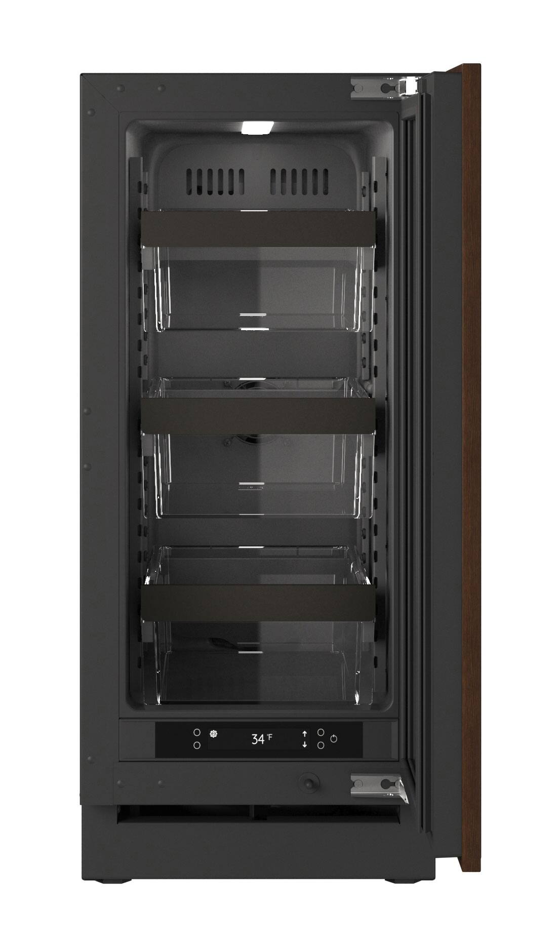 Alt View 1. U-Line - U-Line 15"W. 2.8 Cu.Ft. Built-In Compact Refrigerator - Panel Ready - Integrated Solid.