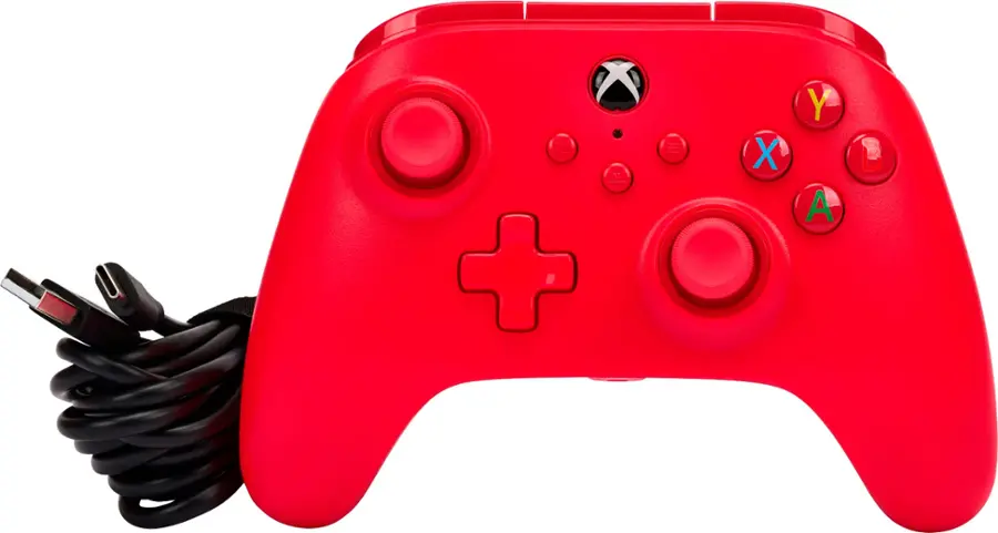 PowerA Wired Controller for Xbox Series X|S Red 1519366-01 - Best Buy
