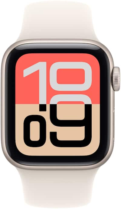 Apple Watch SE 3 (GPS+Cellular) 40mm Aluminum Case with Starlight Apple Watch SE 3 (GPS+Cellular) 40mm Aluminum Case with Starlight
