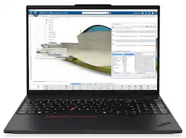Lenovo - ThinkPad P16s Gen 4 Laptop with 64GB DDR5, 1TB SSD, Ryzen AI 9 HX PRO 370, 16" 100%sRGB Non-Touch Display - 21RX000MUS - Black