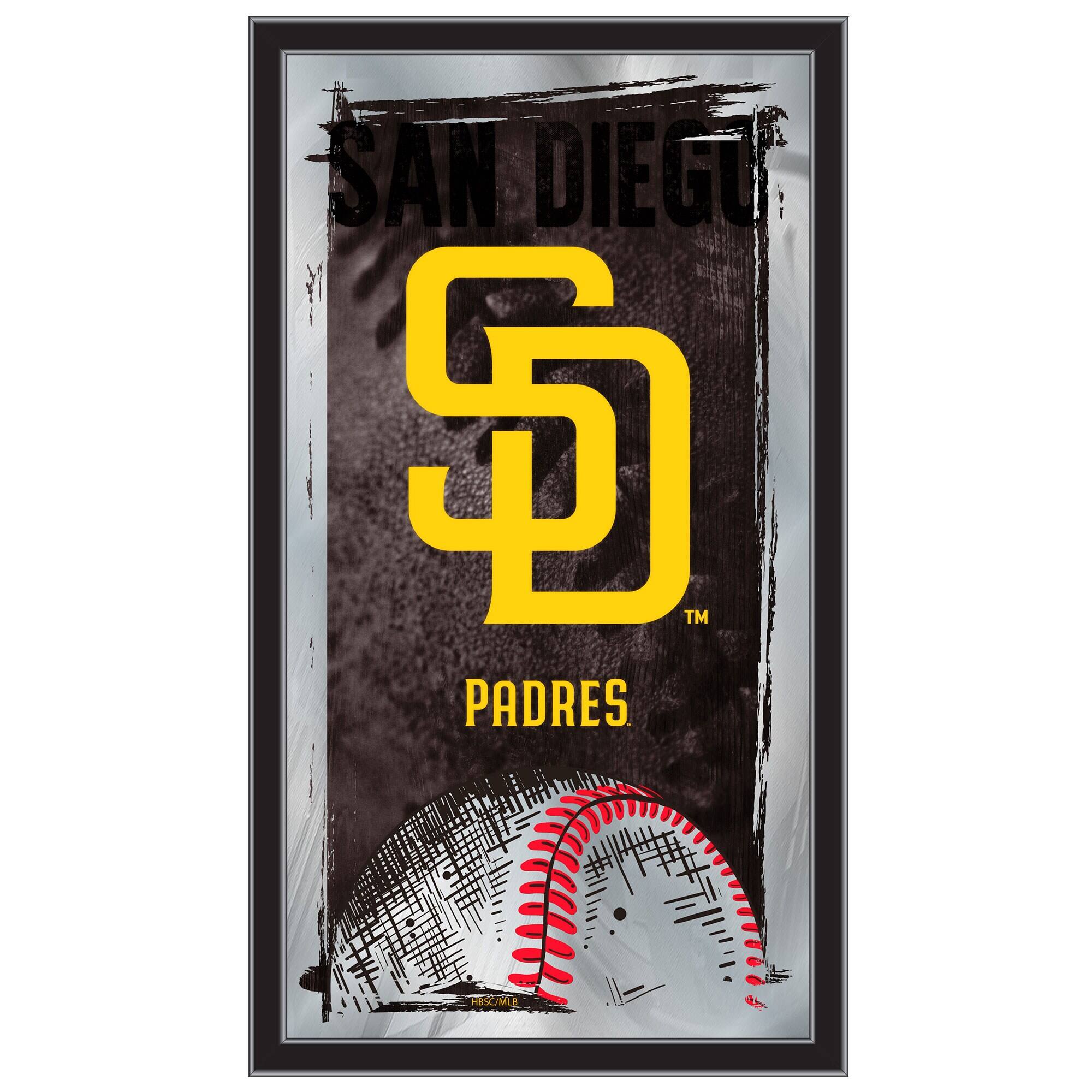 San Diego Padres 15" x 26" Wall Mirror
