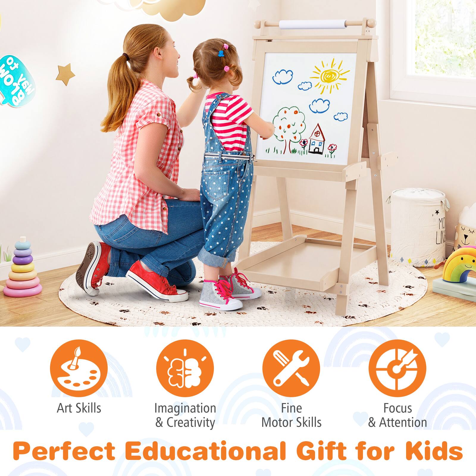 Perfect Educational Gift for Kids

- Art Skills
- Imagination & Creativity
- Fine Motor Skills
- Focus & Attention