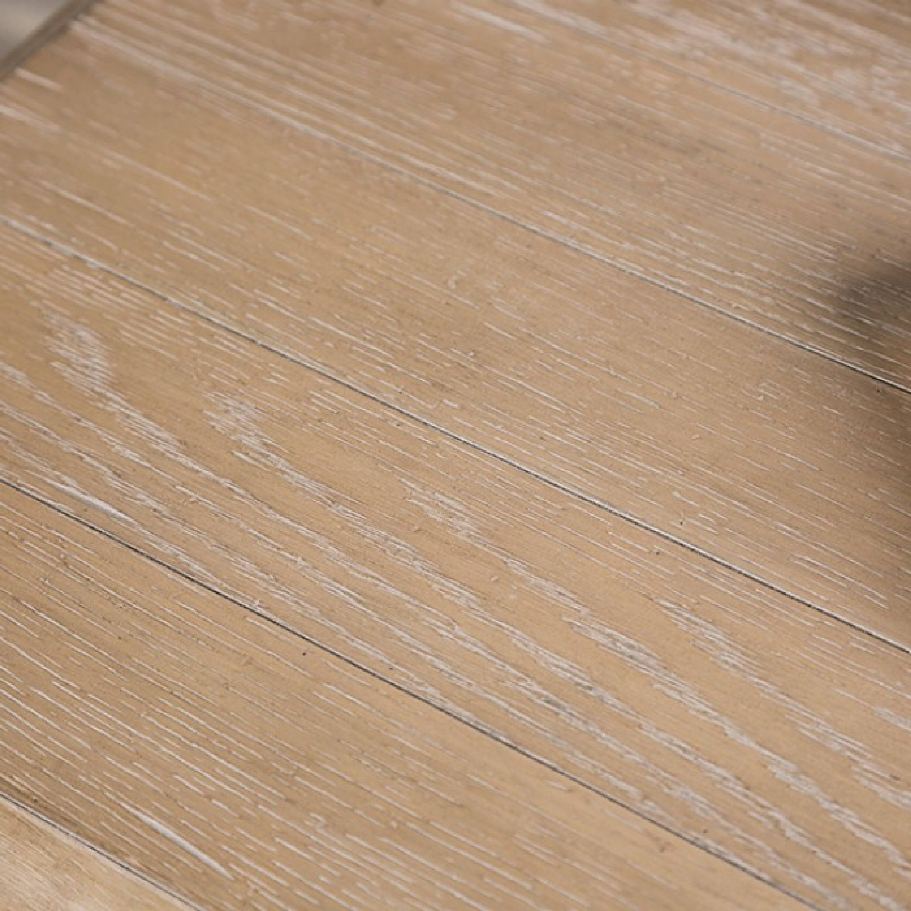 Alt View 3. Manhattan Lane - Cherie Square End Table, 1 Drawer, Shelf, Light White Wash, 24 Inch - White Wash Brown, Black.