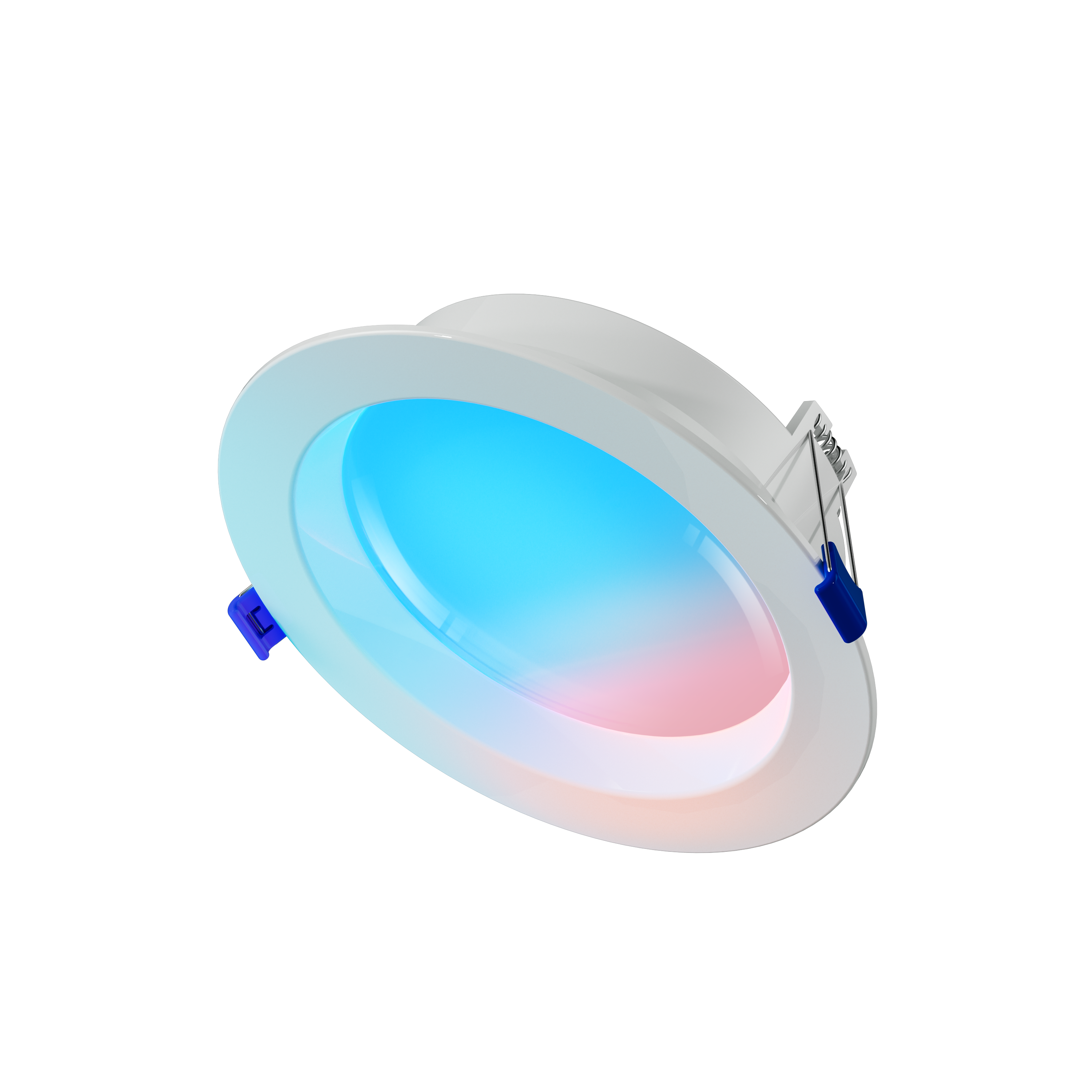 Alt View 1. Cync - Cync Reveal Smart LED Wafer Downlights, Color Changing, 6in, 1pk - Full Color.