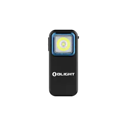 Front. OLIGHT - OLIGHT Oclip Rechargeable Clip-On with White and Red Light (Black).