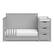 Alt View 15. Graco - Hadley 5-in-1 Convertible Crib and Changer with Drawer - Pebble Gray.